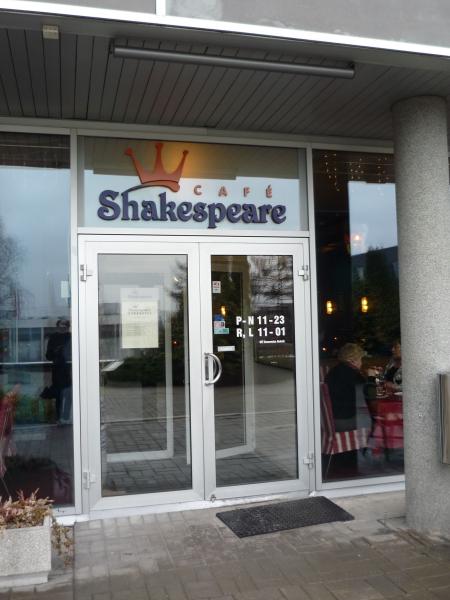 Café Shakespeare vchod